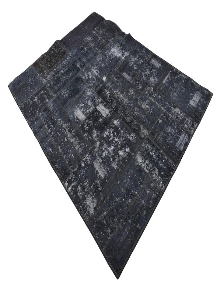 Detail image of  5' x 6' 9  Hand Knotted Ultra Vintage Persian Wool Rug