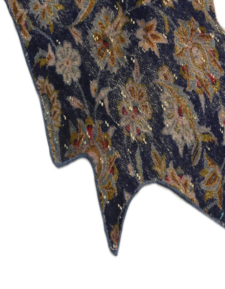 Detail image of  4' 2 x 6' 9  Hand Knotted Ultra Vintage Persian Wool Rug