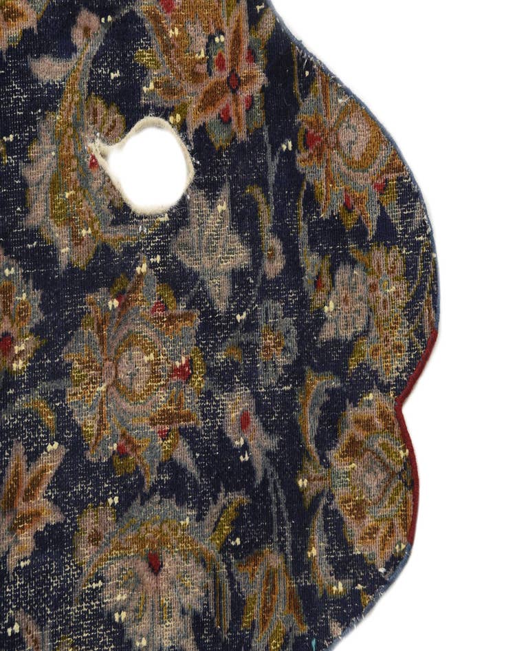 Detail image of  4' 2 x 6' 9  Hand Knotted Ultra Vintage Persian Wool Rug