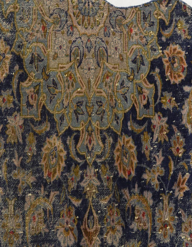 Detail image of  4' 2 x 6' 9  Hand Knotted Ultra Vintage Persian Wool Rug