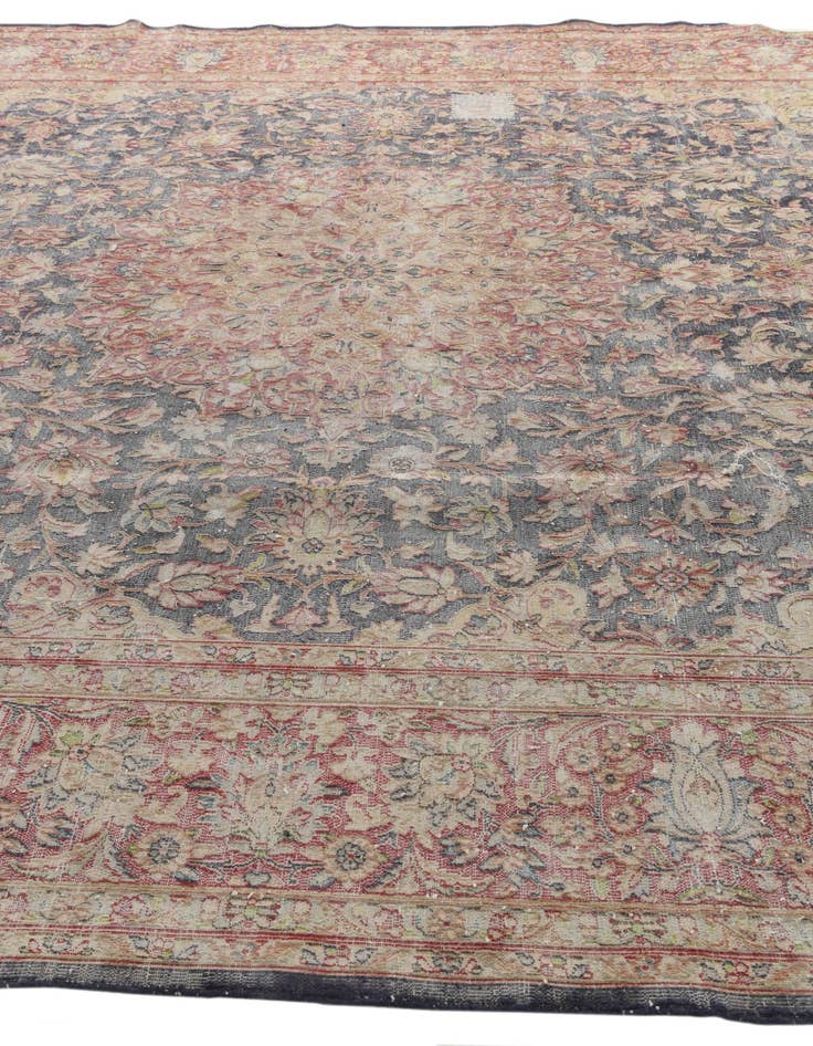 Detail image of  10' x 12' 8  Hand Knotted Ultra Vintage Persian Wool Rug