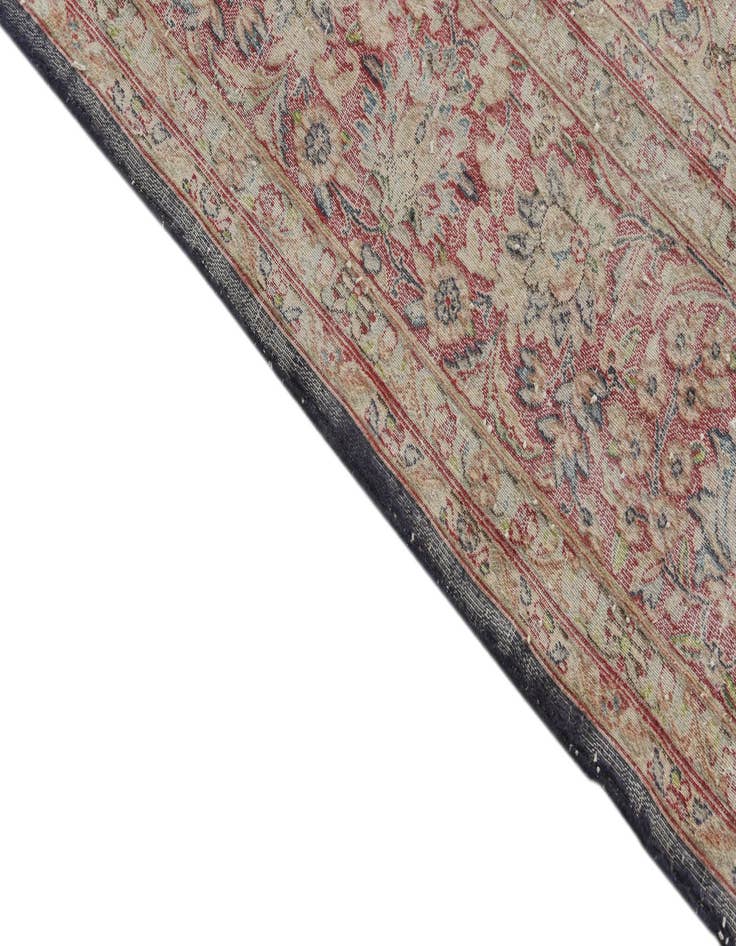 Detail image of  10' x 12' 8  Hand Knotted Ultra Vintage Persian Wool Rug