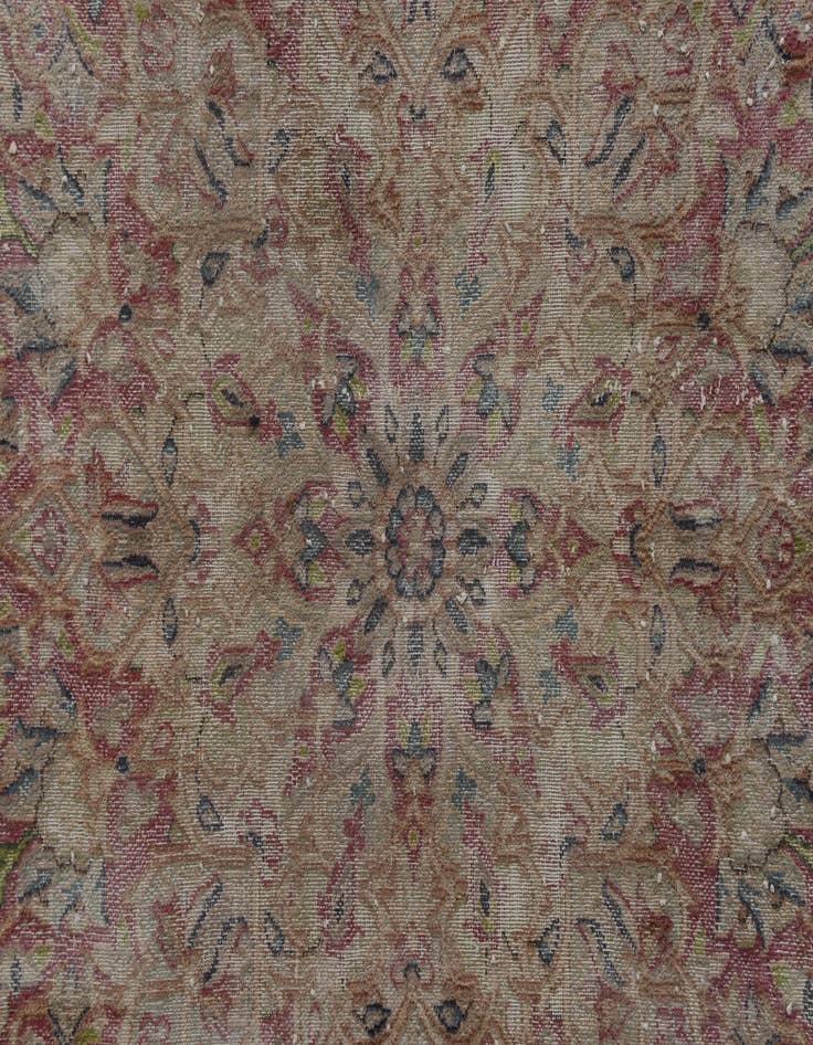 Detail image of  10' x 12' 8  Hand Knotted Ultra Vintage Persian Wool Rug