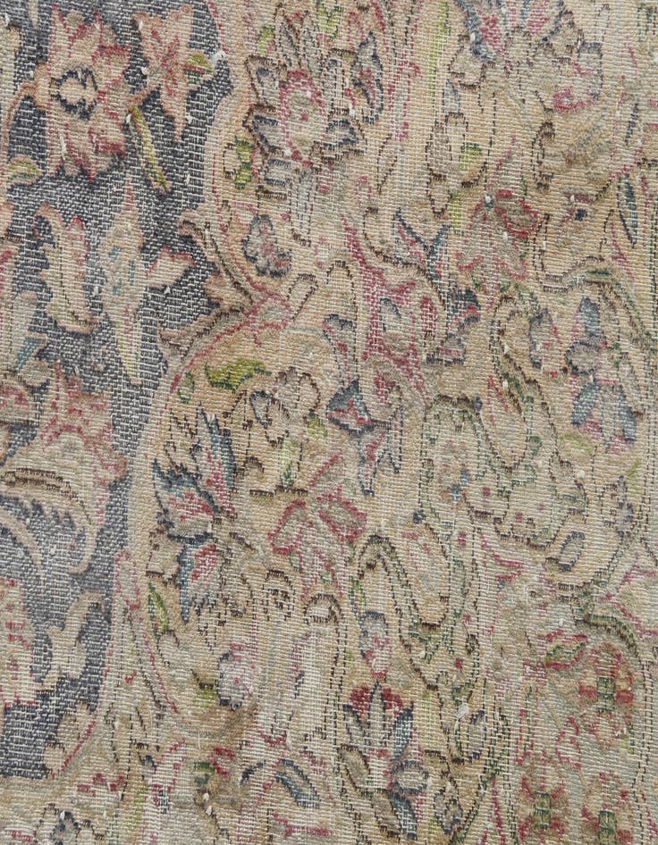 Detail image of  10' x 12' 8  Hand Knotted Ultra Vintage Persian Wool Rug