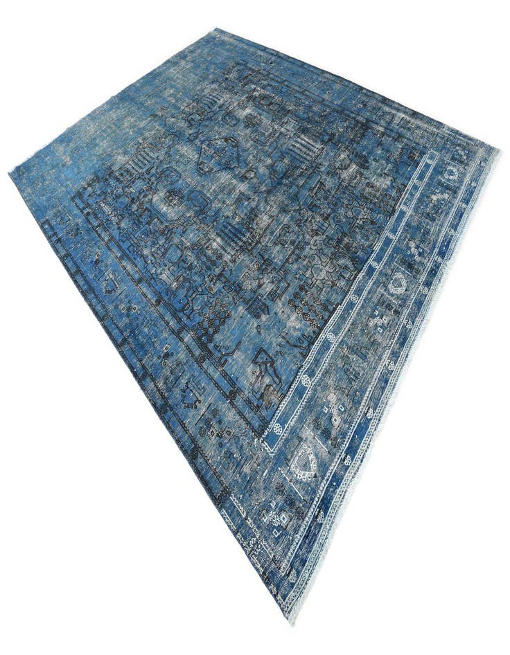 Detail image of  9' 7 x 12' 6  Hand Knotted Ultra Vintage Persian Wool Rug