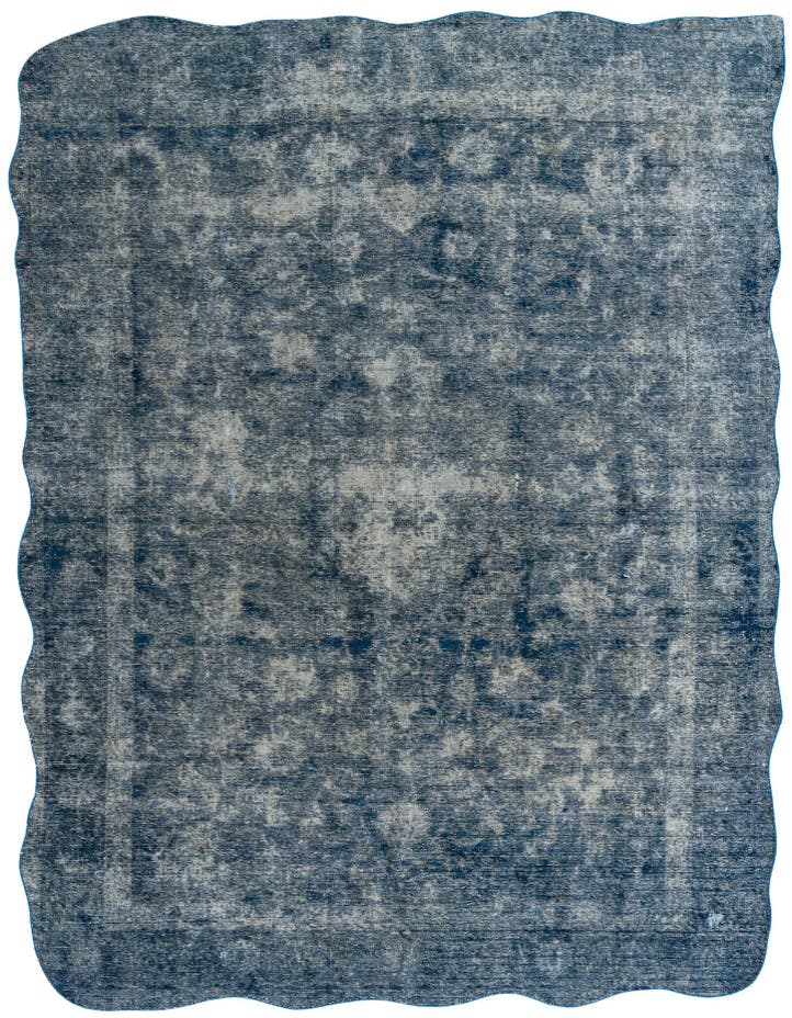  7' 10 x 10' 11  Hand Knotted Ultra Vintage Persian W...