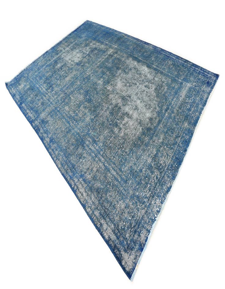 Detail image of  8' 2 x 12'  Hand Knotted Ultra Vintage Persian Wool Rug