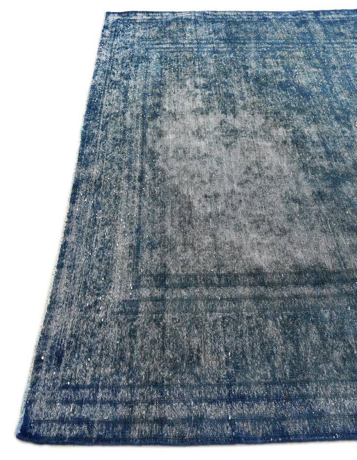 Detail image of  8' 2 x 12'  Hand Knotted Ultra Vintage Persian Wool Rug