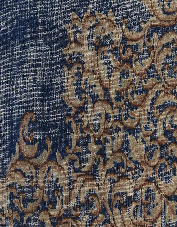 Detail image of  8' 9 x 12'  Hand Knotted Ultra Vintage Persian Wool Rug