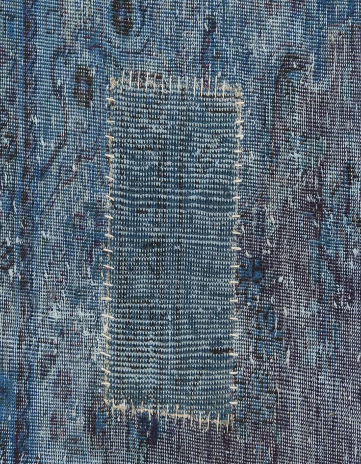 Detail image of  6' 6 x 9' 4  Hand Knotted Ultra Vintage Persian Wool Rug