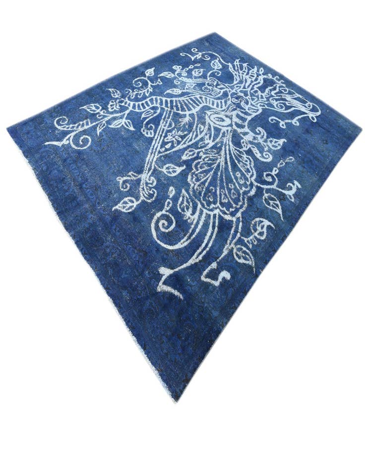 Detail image of  8' 1 x 12' 4  Hand Knotted Ultra Vintage Persian Wool Rug