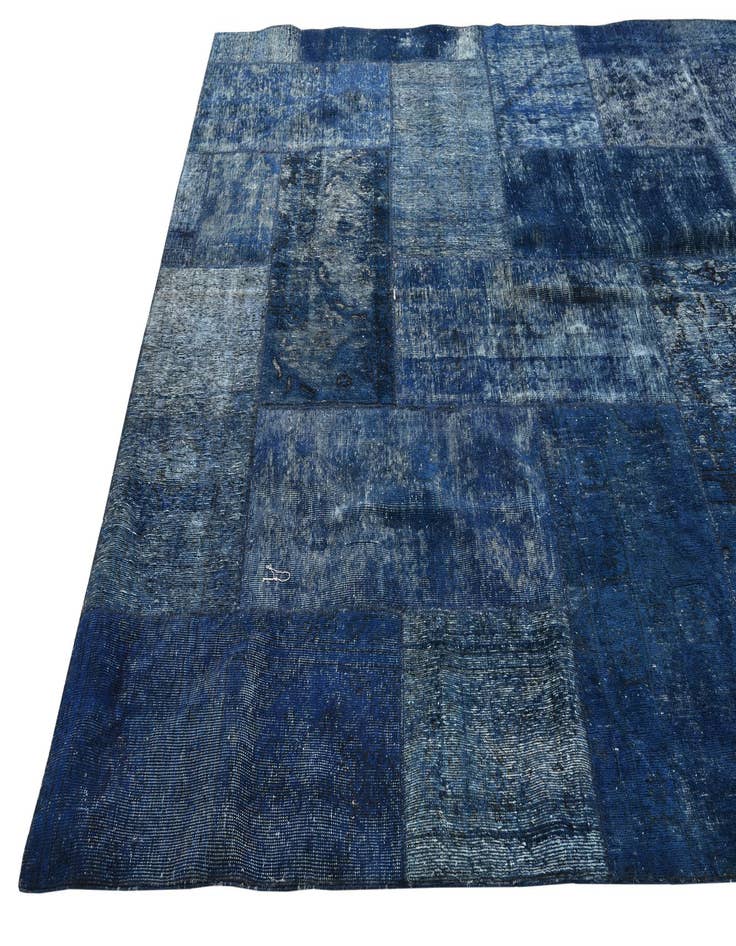 Detail image of  7' 3 x 16' 10  Hand Knotted Ultra Vintage Persian Wool Rug