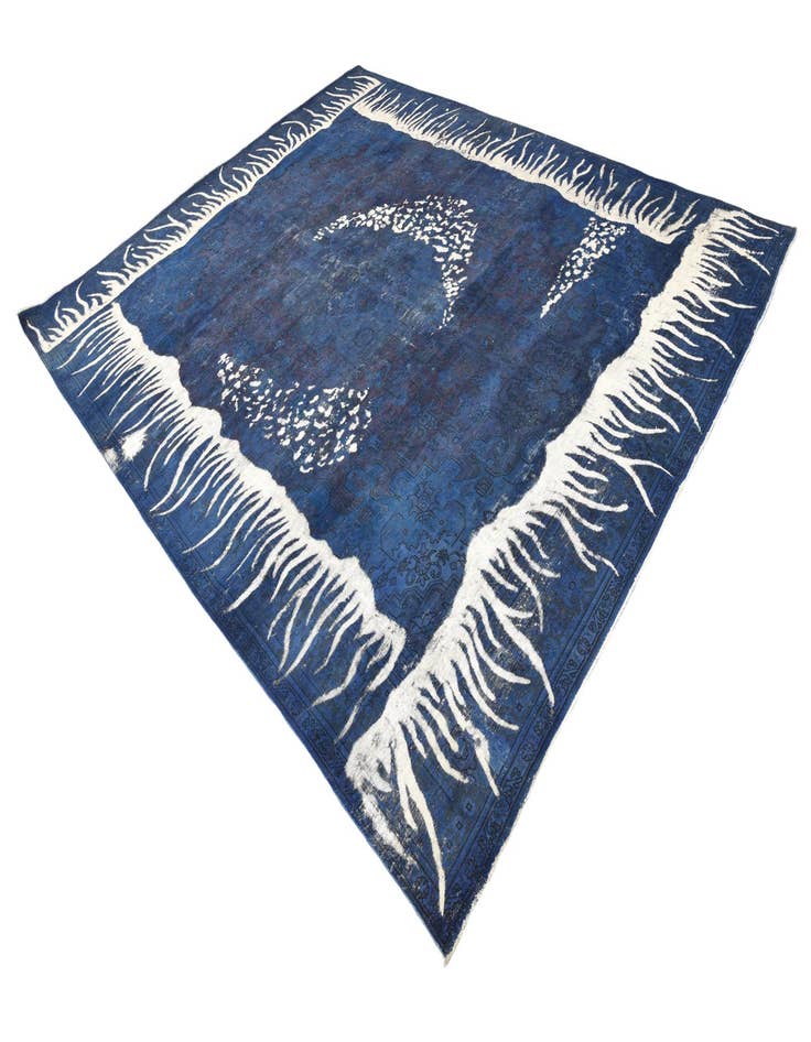 Detail image of  9' 9 x 12' 2  Hand Knotted Ultra Vintage Persian Wool Rug