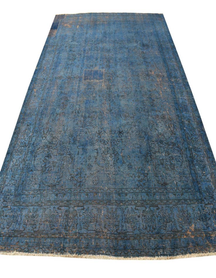 Detail image of  9' 7 x 10' 9  Hand Knotted Ultra Vintage Persian Wool Rug