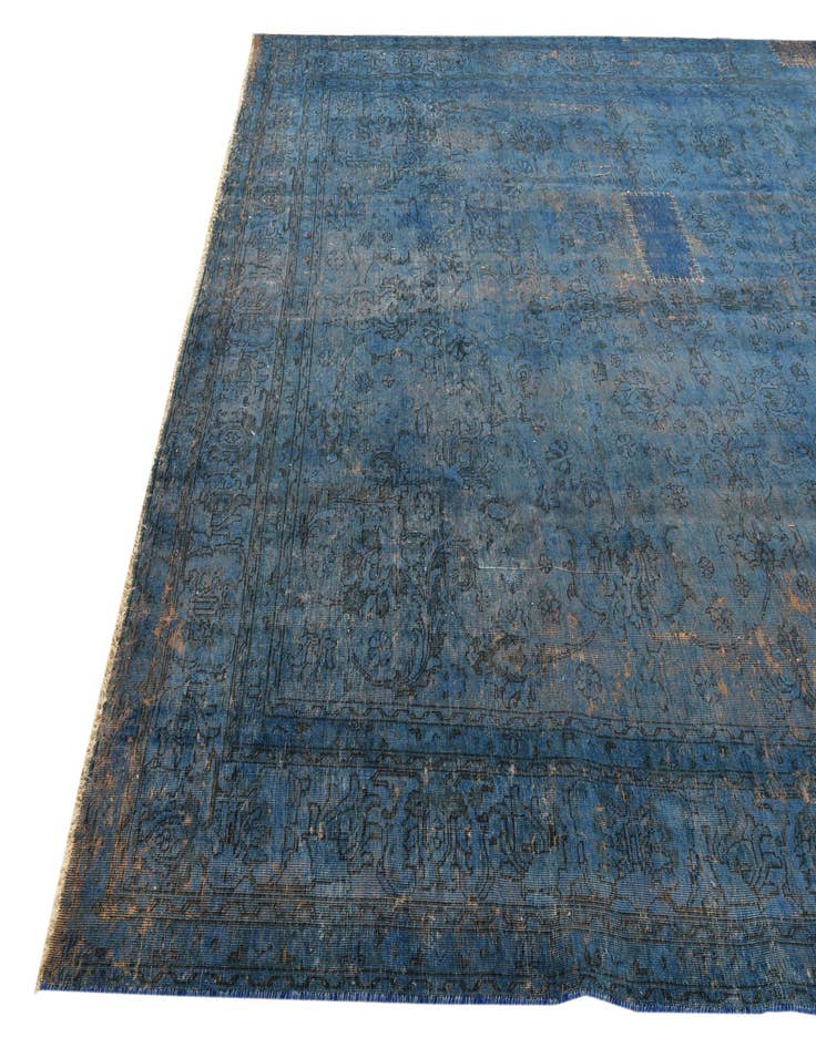 Detail image of  9' 7 x 10' 9  Hand Knotted Ultra Vintage Persian Wool Rug