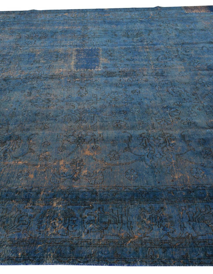 Detail image of  9' 7 x 10' 9  Hand Knotted Ultra Vintage Persian Wool Rug