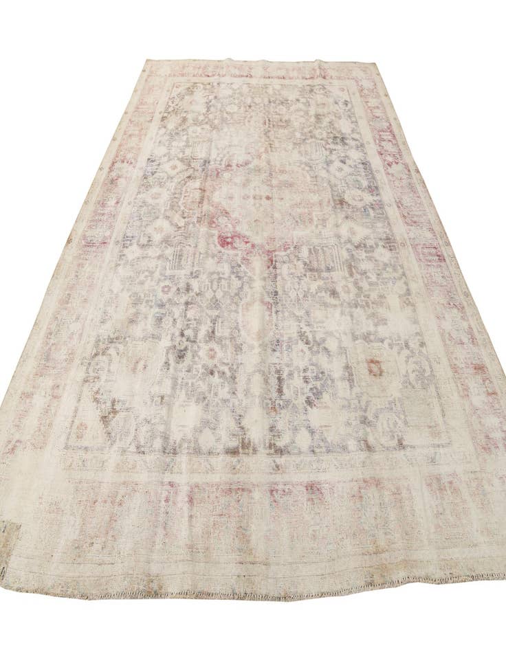 Detail image of  9' 9 x 12' 7  Hand Knotted Ultra Vintage Persian Wool Rug