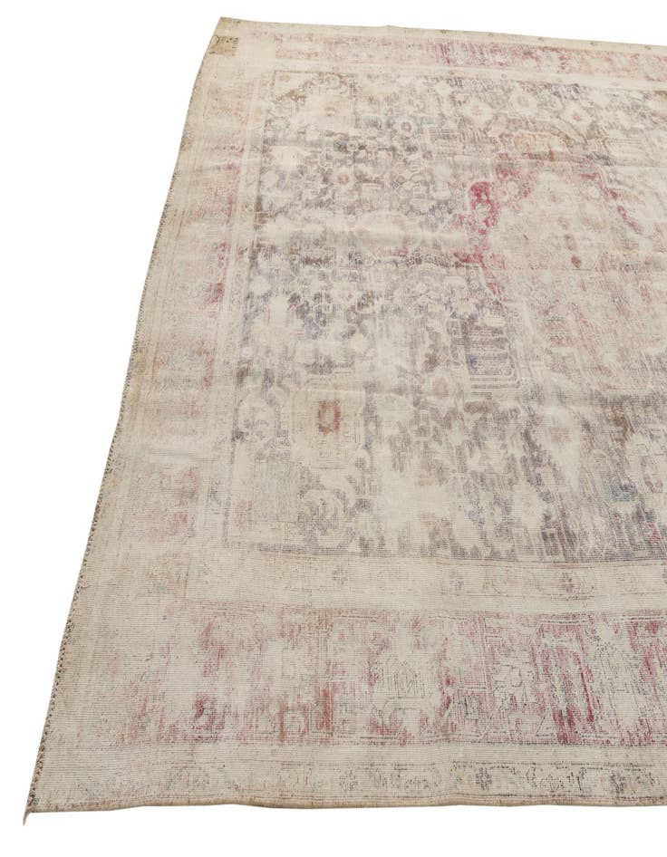 Detail image of  9' 9 x 12' 7  Hand Knotted Ultra Vintage Persian Wool Rug