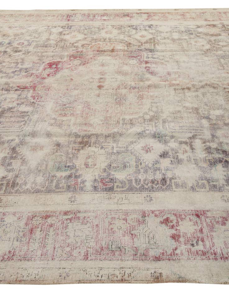 Detail image of  9' 9 x 12' 7  Hand Knotted Ultra Vintage Persian Wool Rug