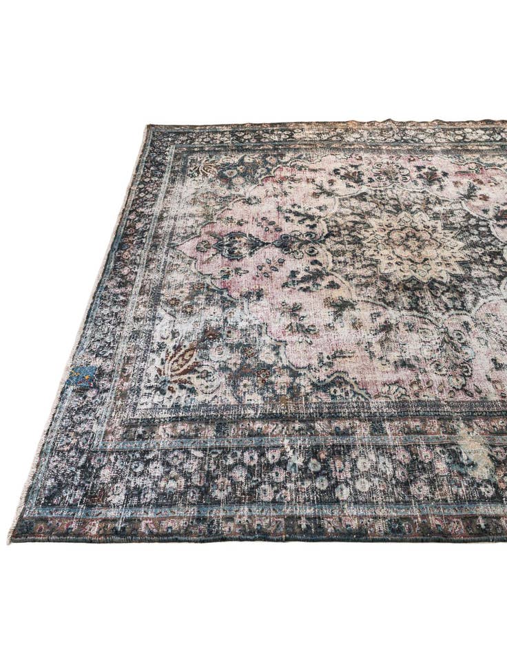 Detail image of  10' 1 x 13' 4  Hand Knotted Ultra Vintage Persian Wool Rug