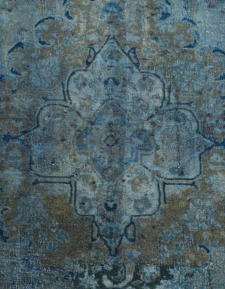 Detail image of  9' 7 x 12' 8  Hand Knotted Ultra Vintage Persian Wool Rug