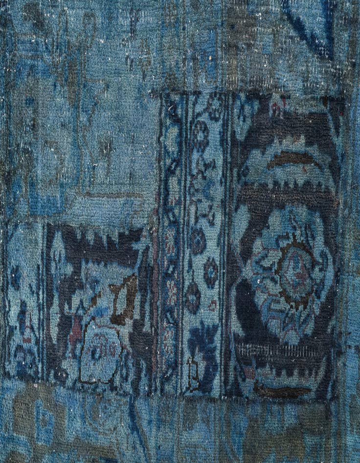 Detail image of  9' 7 x 12' 8  Hand Knotted Ultra Vintage Persian Wool Rug