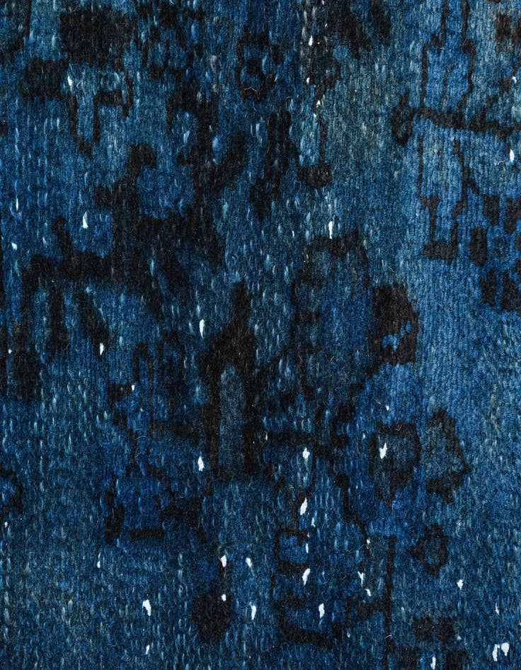 Detail image of  6' 4 x 9'  Hand Knotted Ultra Vintage Persian Wool Rug