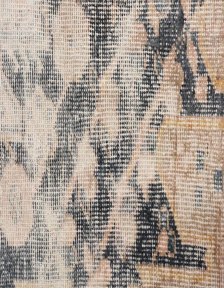 Detail image of  4' 10 x 6' 4  Hand Knotted Ultra Vintage Persian Wool Rug