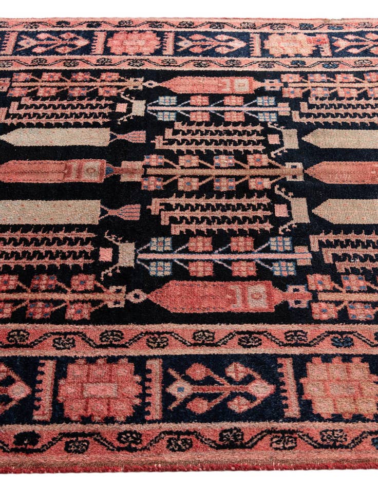 Detail image of  5' x 9'  Hand Knotted Ultra Vintage Persian Wool Rug