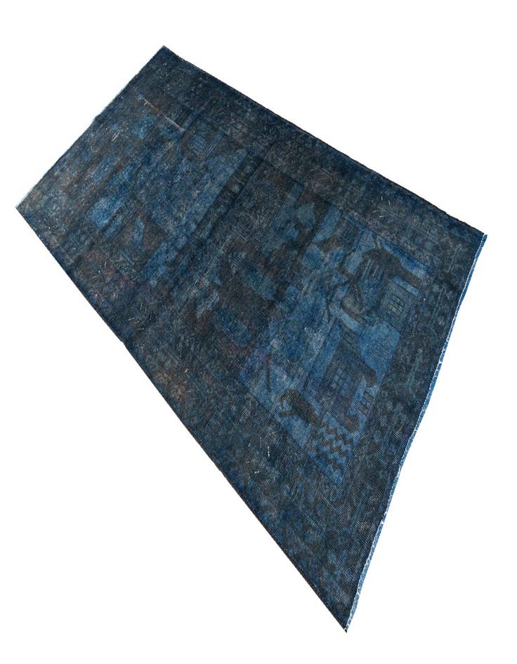 Detail image of  3' 6 x 6' 8  Hand Knotted Ultra Vintage Persian Wool Rug