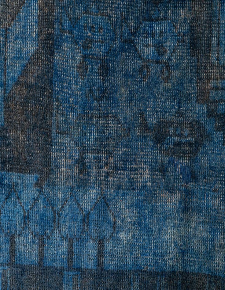 Detail image of  3' 6 x 6' 8  Hand Knotted Ultra Vintage Persian Wool Rug