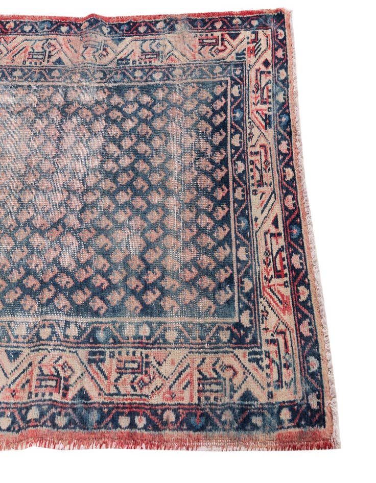 Detail image of  3' 6 x 5' 4  Hand Knotted Ultra Vintage Persian Wool Rug