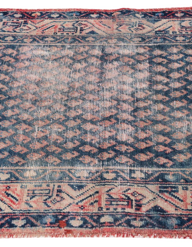 Detail image of  3' 6 x 5' 4  Hand Knotted Ultra Vintage Persian Wool Rug