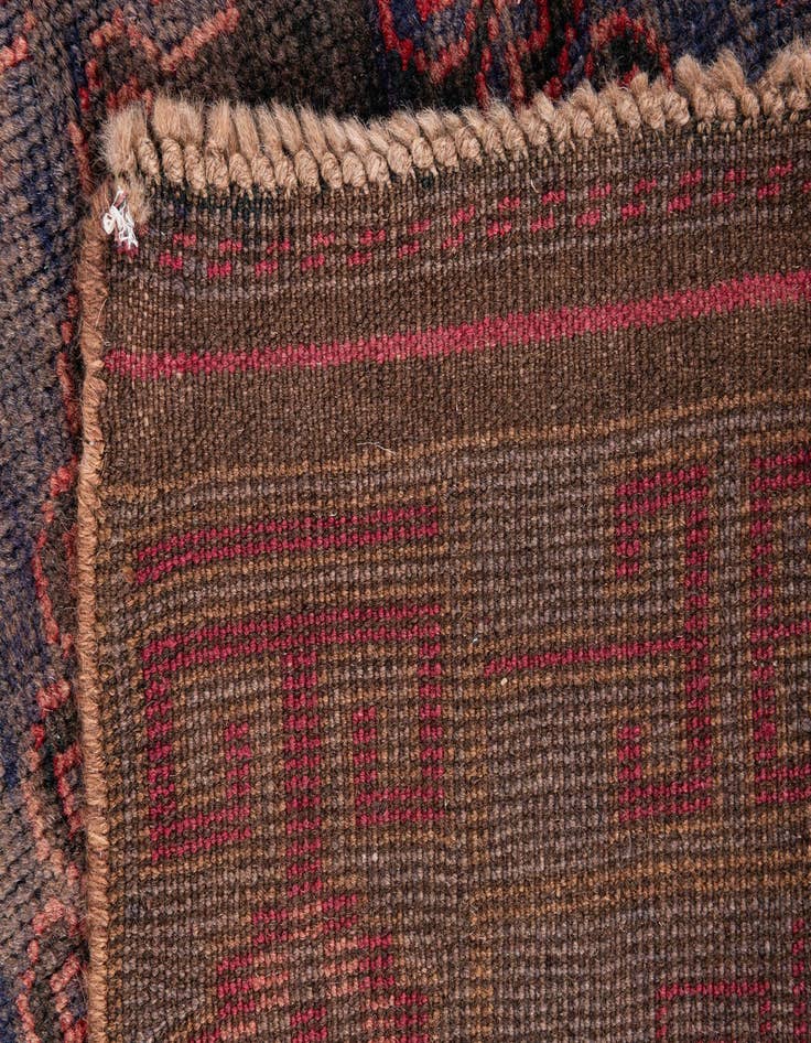 Detail image of  3' 5 x 6' 5  Hand Knotted Ultra Vintage Persian Wool Rug