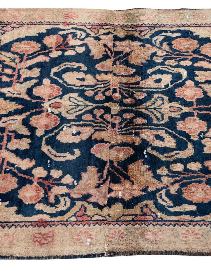Detail image of  3' 3 x 5'  Hand Knotted Ultra Vintage Persian Wool Rug