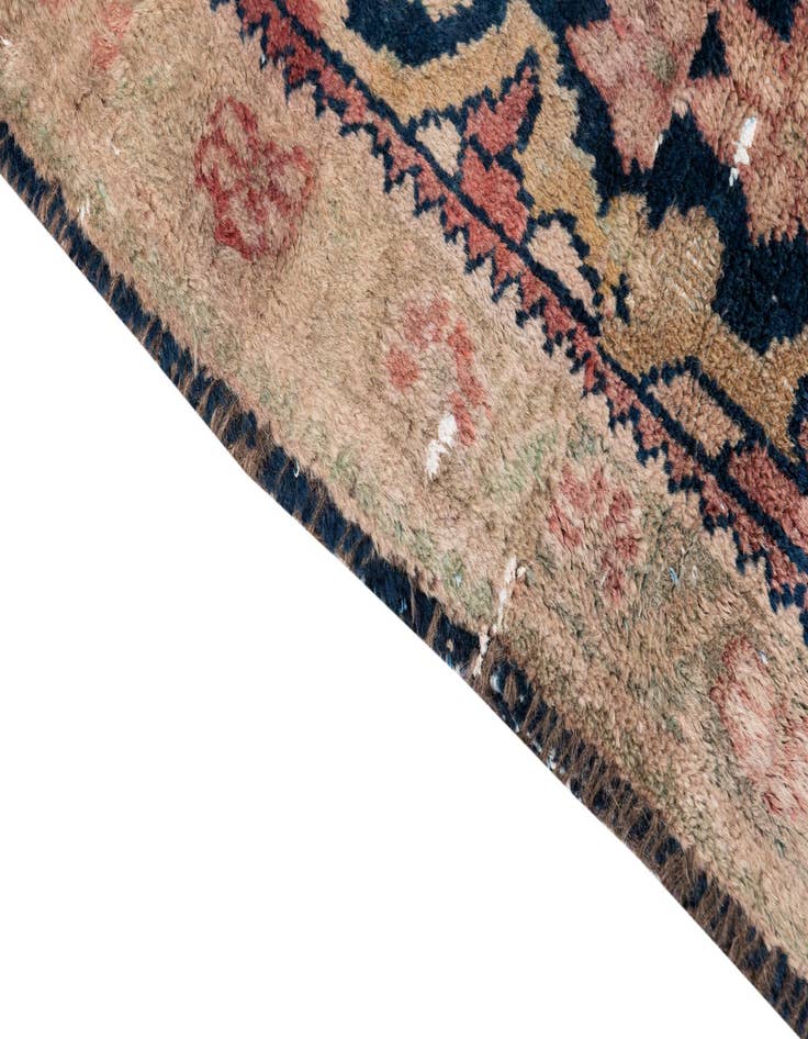 Detail image of  3' 3 x 5'  Hand Knotted Ultra Vintage Persian Wool Rug