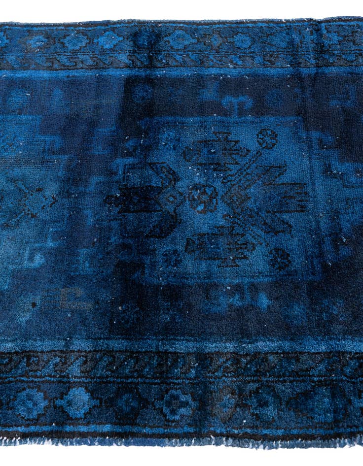 Detail image of  3' 4 x 6' 2  Hand Knotted Ultra Vintage Persian Wool Rug