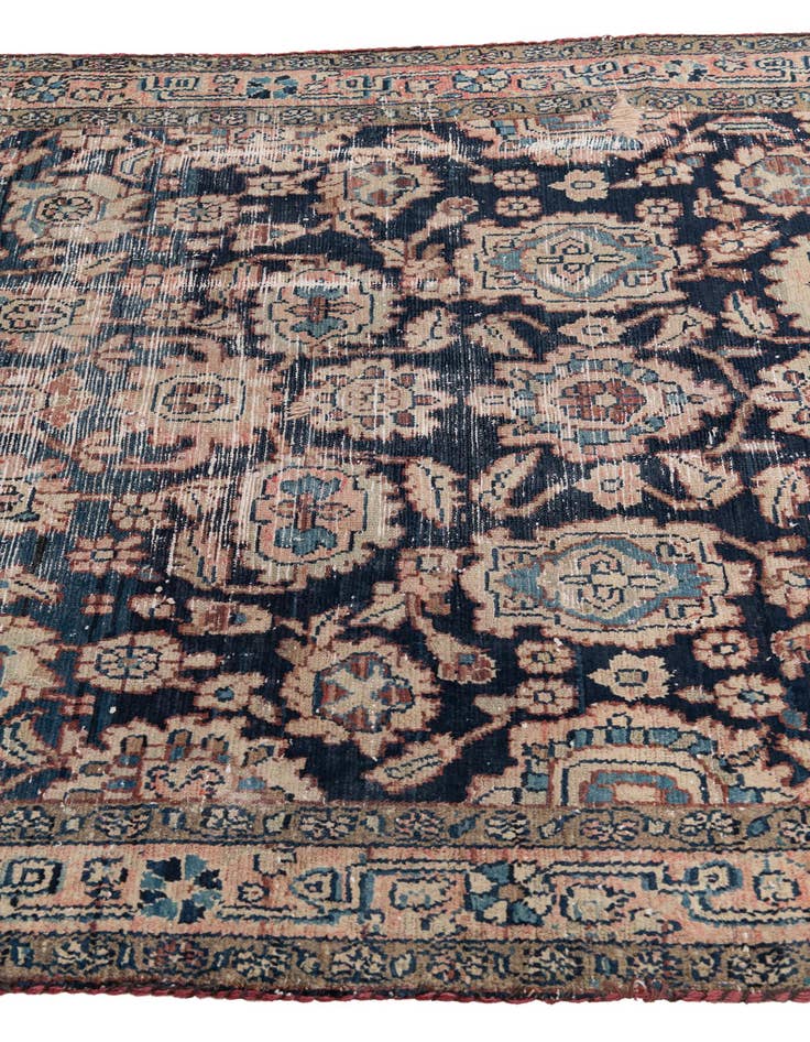 Detail image of  4' 6 x 7' 1  Hand Knotted Ultra Vintage Persian Wool Rug