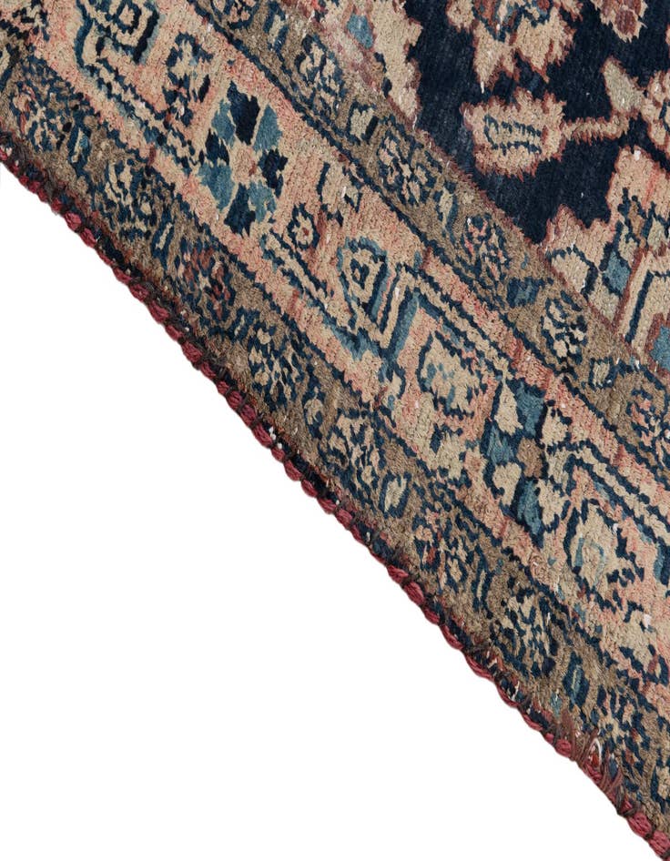 Detail image of  4' 6 x 7' 1  Hand Knotted Ultra Vintage Persian Wool Rug