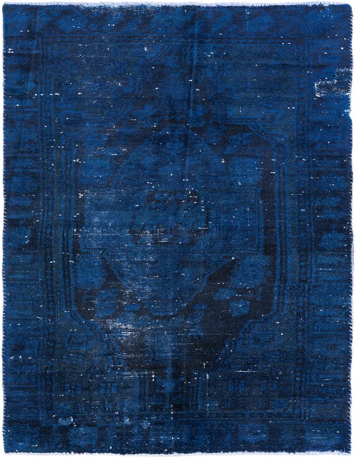  3' 8 x 6' 8  Hand Knotted Ultra Vintage Persian W...