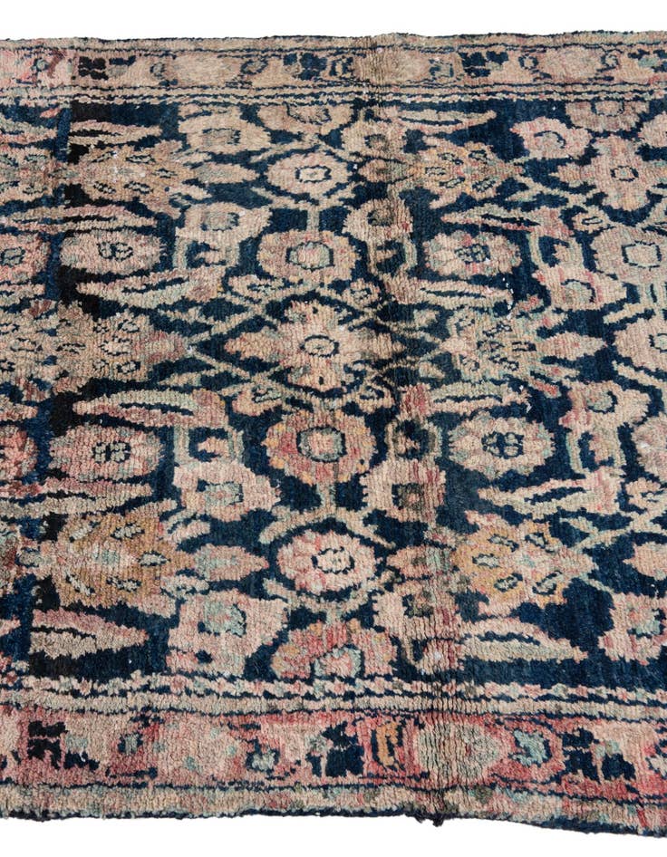 Detail image of  3' 3 x 4' 9  Hand Knotted Ultra Vintage Persian Wool Rug