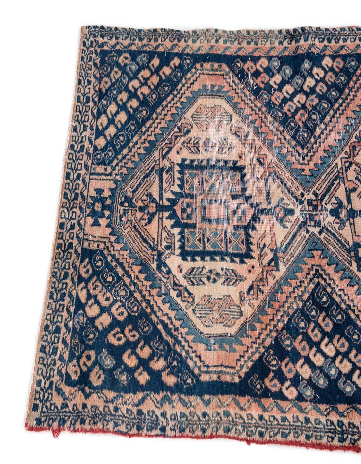 Detail image of  3' x 5' 7  Hand Knotted Ultra Vintage Persian Wool Rug