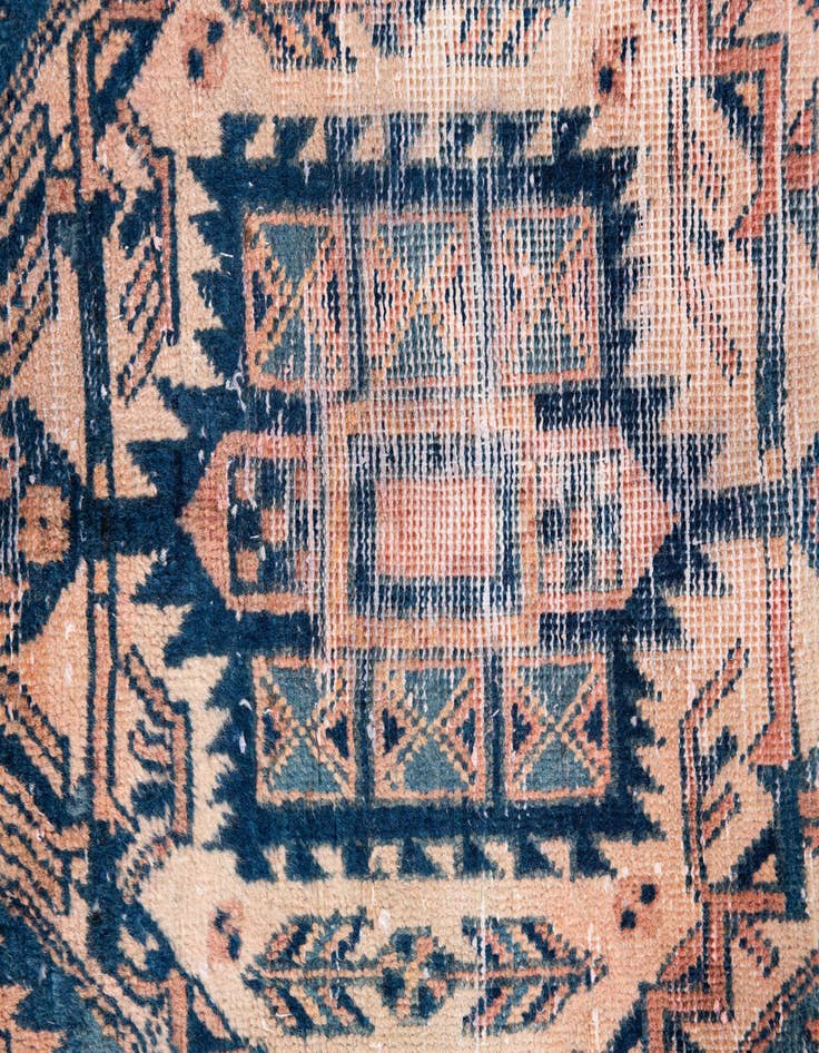 Detail image of  3' x 5' 7  Hand Knotted Ultra Vintage Persian Wool Rug