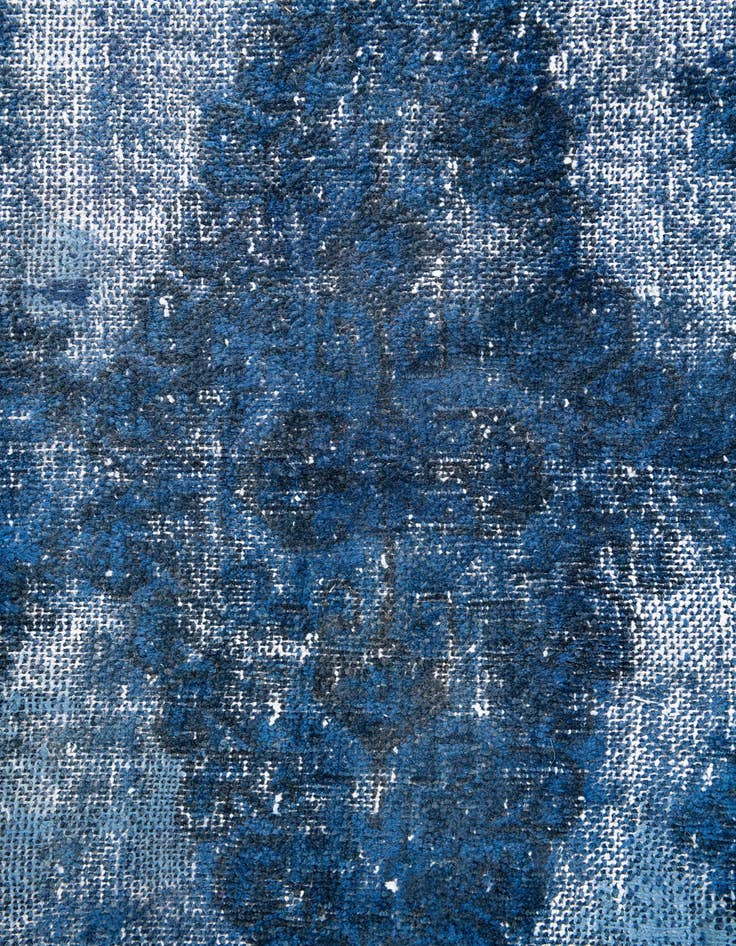 Detail image of  6' 8 x 9'  Hand Knotted Ultra Vintage Persian Wool Rug