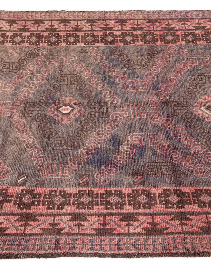 Detail image of  3' 6 x 6' 3  Hand Knotted Ultra Vintage Persian Wool Rug