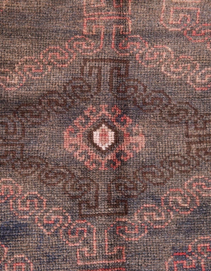 Detail image of  3' 6 x 6' 3  Hand Knotted Ultra Vintage Persian Wool Rug