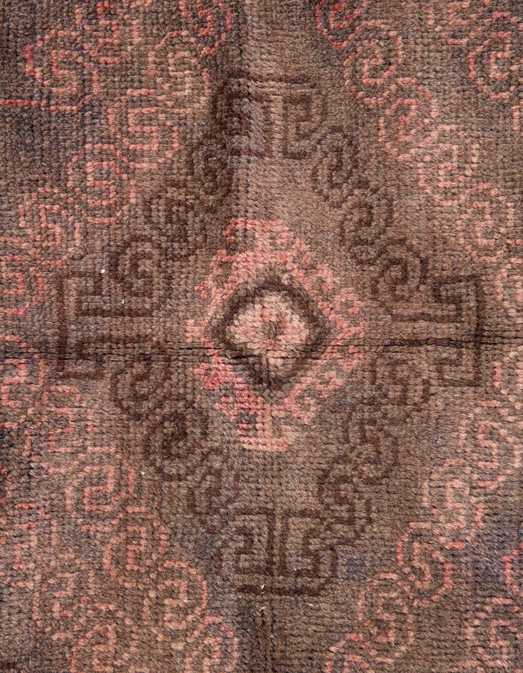 Detail image of  3' 6 x 6' 3  Hand Knotted Ultra Vintage Persian Wool Rug