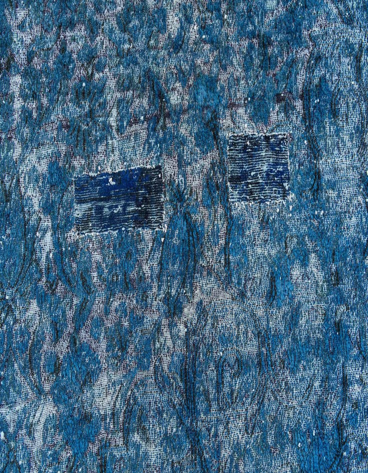 Detail image of  7' 8 x 11' 3  Hand Knotted Ultra Vintage Persian Wool Rug