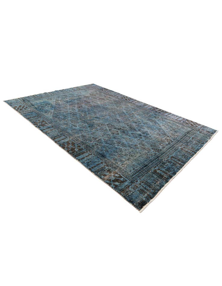 Detail image of  7' 5 x 10' 8  Hand Knotted Ultra Vintage Persian Wool Rug