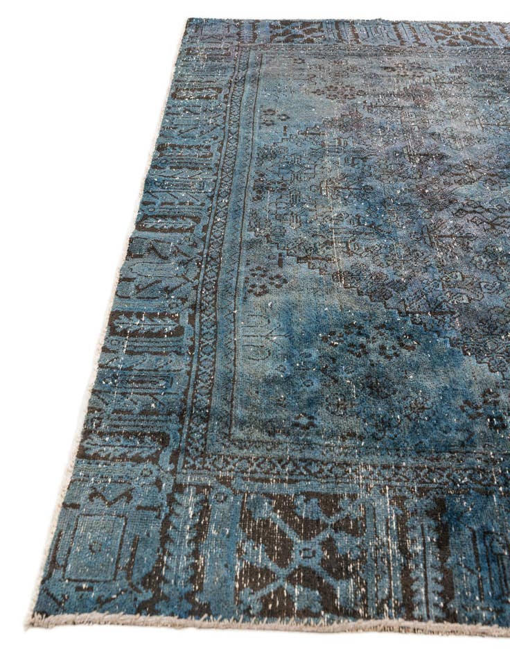Detail image of  7' 5 x 10' 8  Hand Knotted Ultra Vintage Persian Wool Rug